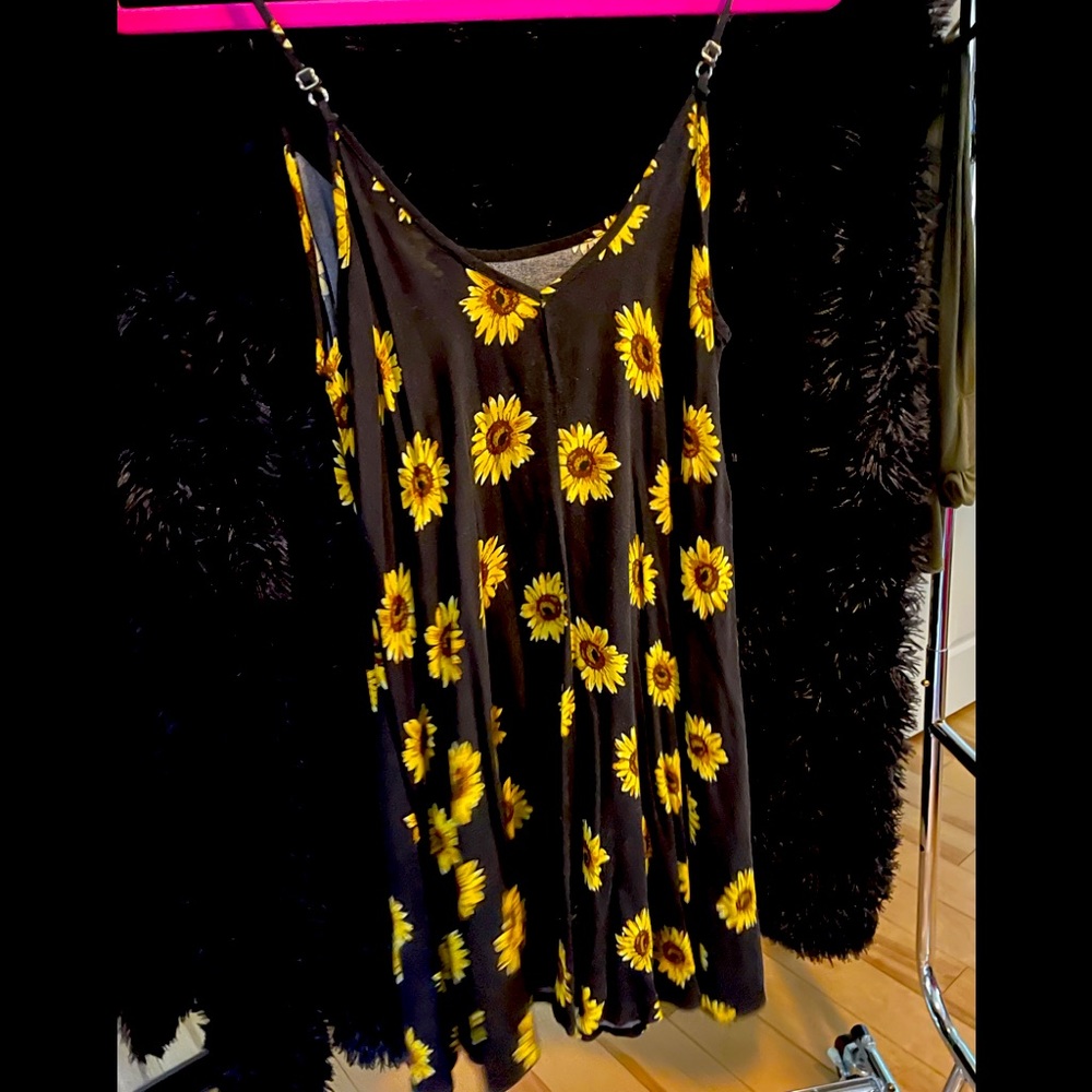 Sunflower swing dress
